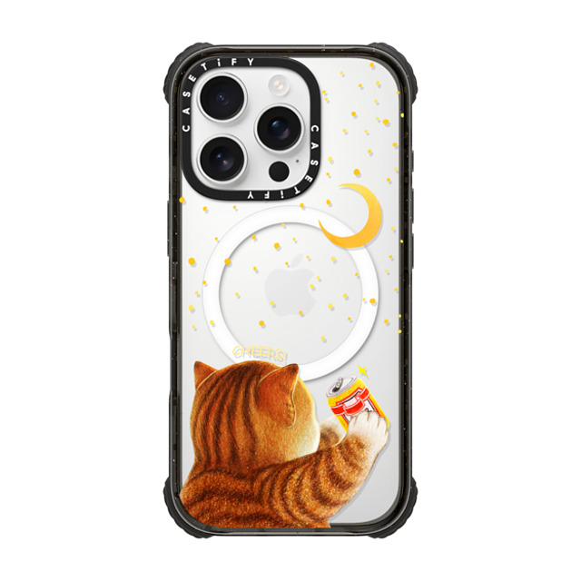 Nyangsongi x CASETiFY iPhone 16 Pro Case Black ウルトラ インパクトケース MagSafe 対応 CHEERS! Nyangsongi x CASETiFY iPhone 16 Pro Case Black ウルトラ インパクトケース MagSafe 対応 CHEERS!