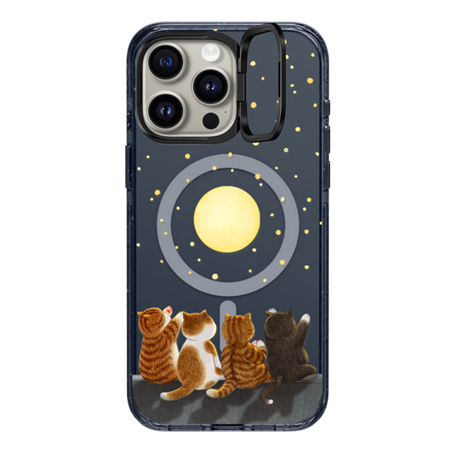 Nyangsongi x CASETiFY iPhone 15 Pro Max Case Classic Blue インパクトリングスタンドケース MagSafe対応 Full moon Back to School Nyangsongi x CASETiFY iPhone 15 Pro Max Case Classic Blue インパクトリングスタンドケース MagSafe対応 Full moon Back to School