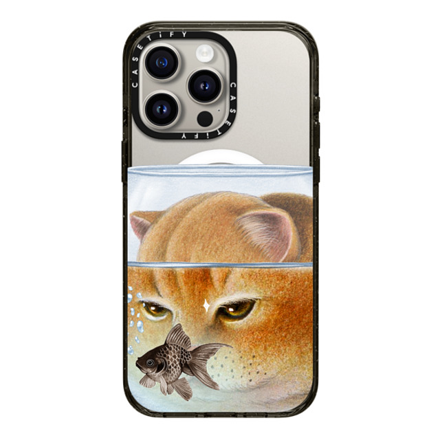 Nyangsongi x CASETiFY iPhone 15 Pro Max ケース ブラック インパクトケース MagSafe対応 target Father's Day Nyangsongi x CASETiFY iPhone 15 Pro Max ケース ブラック インパクトケース MagSafe対応 target Father's Day