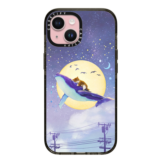 Nyangsongi x CASETiFY iPhone 15 Case Cat,Animal Black Impact Case MagSafe Compatible Good night Mother's Day Nyangsongi x CASETiFY iPhone 15 Case Cat,Animal Black Impact Case MagSafe Compatible Good night Mother's Day