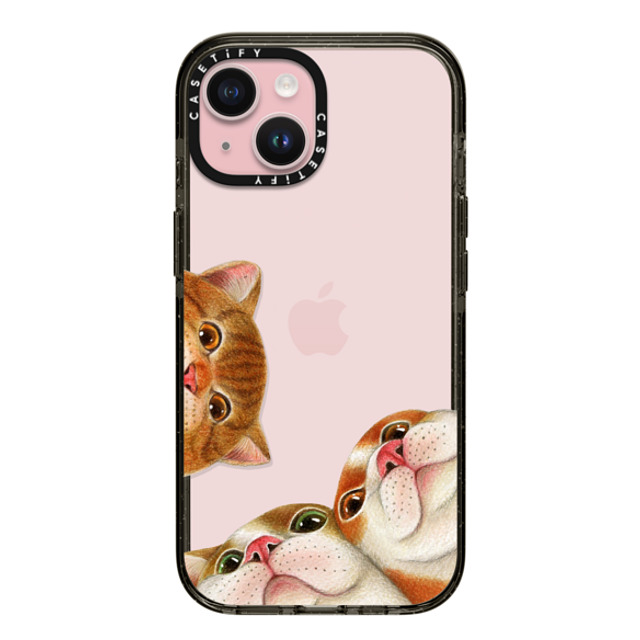 Nyangsongi x CASETiFY iPhone 15 Case ブラック インパクトケース Wake up! Nyangsongi x CASETiFY iPhone 15 Case ブラック インパクトケース Wake up!