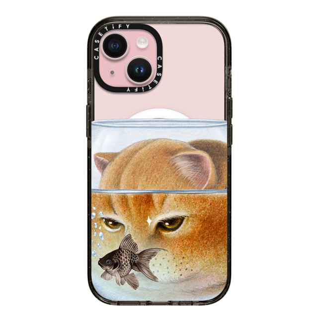 Nyangsongi x CASETiFY iPhone 15 ケース ブラック インパクトケース MagSafe対応 target Father's Day Nyangsongi x CASETiFY iPhone 15 ケース ブラック インパクトケース MagSafe対応 target Father's Day