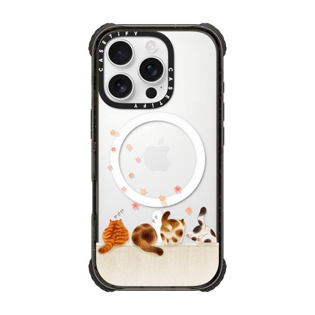 Nyangsongi x CASETiFY iPhone 16 Pro Case Cat,Animal Black ウルトラ インパクトケース MagSafe 対応 Nap Mother's Day Nyangsongi x CASETiFY iPhone 16 Pro Case Cat,Animal Black ウルトラ インパクトケース MagSafe 対応 Nap Mother's Day