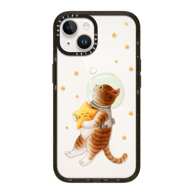 Nyangsongi x CASETiFY iPhone 14 ケース ブラック インパクトケース The stars