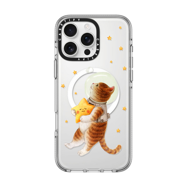 Nyangsongi x CASETiFY iPhone 16 Pro Max ケース クリア クリア ケース MagSafe対応 The stars