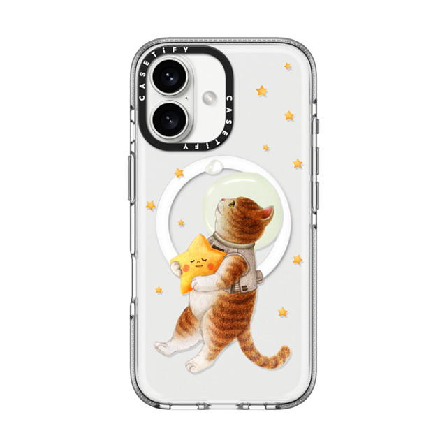 Nyangsongi x CASETiFY iPhone 16 ケース Cat,Animal クリア クリア ケース MagSafe対応 The stars Father's Day Nyangsongi x CASETiFY iPhone 16 ケース Cat,Animal クリア クリア ケース MagSafe対応 The stars Father's Day