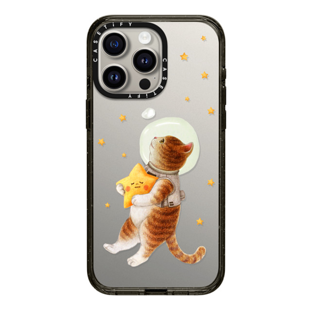 Nyangsongi x CASETiFY iPhone 15 Pro Max ケース ブラック インパクトケース The stars