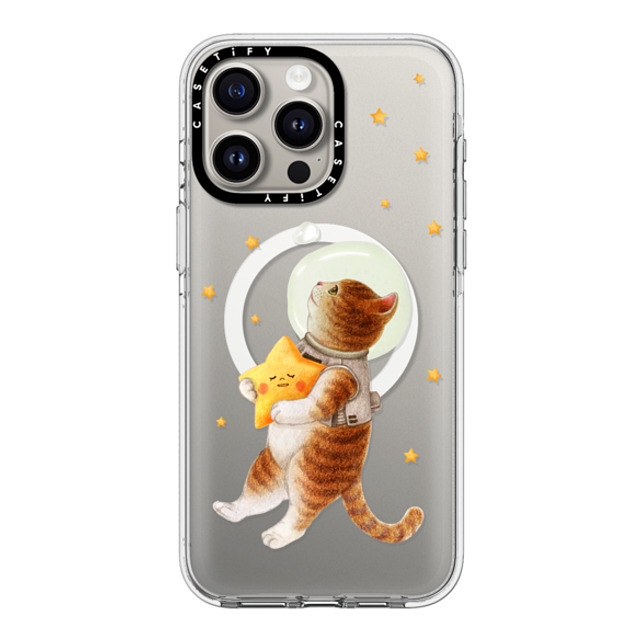 Nyangsongi x CASETiFY iPhone 15 Pro Max ケース クリア クリア ケース MagSafe対応 The stars