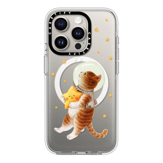 Nyangsongi x CASETiFY iPhone 15 Pro ケース クリア クリア ケース MagSafe対応 The stars