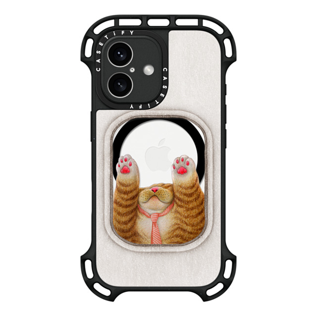 Nyangsongi x CASETiFY iPhone 16 Case Black ウルトラ バウンスケース MagSafe対応 Subway on weekday mornings Nyangsongi x CASETiFY iPhone 16 Case Black ウルトラ バウンスケース MagSafe対応 Subway on weekday mornings