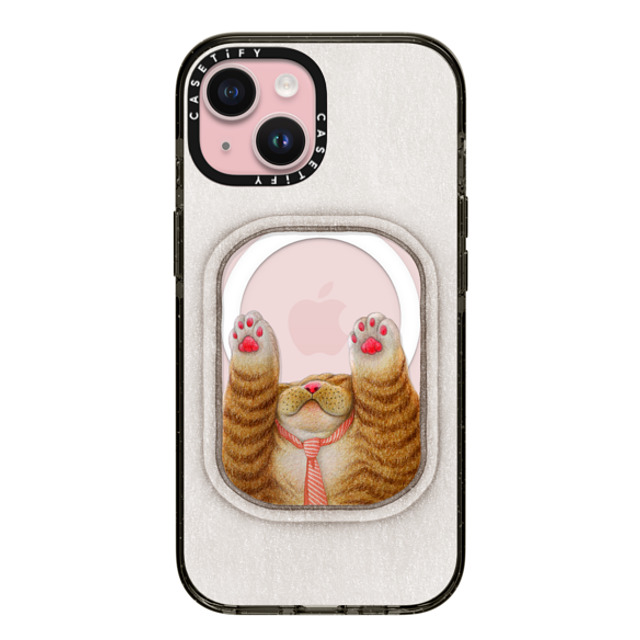 Nyangsongi x CASETiFY iPhone 15 ケース Cat,Animal ブラック インパクトケース MagSafe対応 Subway on weekday mornings Back to School Nyangsongi x CASETiFY iPhone 15 ケース Cat,Animal ブラック インパクトケース MagSafe対応 Subway on weekday mornings Back to School