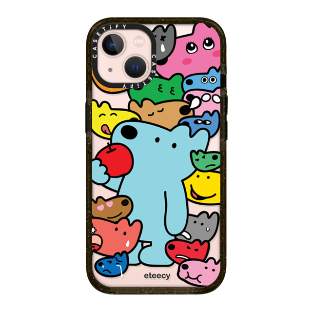 eteecy x CASETiFY iPhone 13 ケース ブラック インパクトケース It is all me