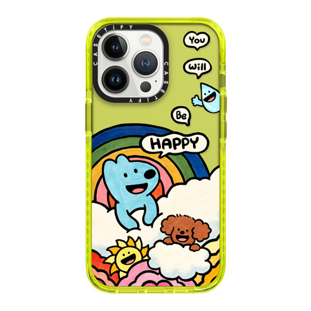 eteecy x CASETiFY iPhone 13 Pro Case Dog,Animal ネオン イエロー インパクトケース You will be happy Mother's Day eteecy x CASETiFY iPhone 13 Pro Case Dog,Animal ネオン イエロー インパクトケース You will be happy Mother's Day
