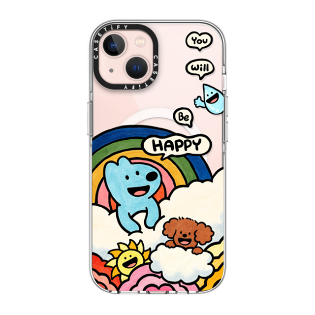 eteecy x CASETiFY iPhone 13 ケース クリア クリア ケース MagSafe対応 You will be happy