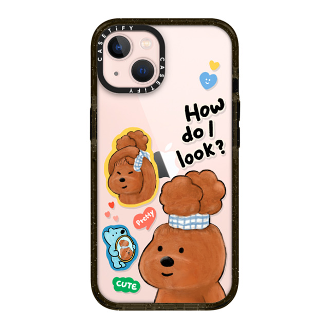 eteecy x CASETiFY iPhone 13 ケース ブラック インパクトケース How do I look