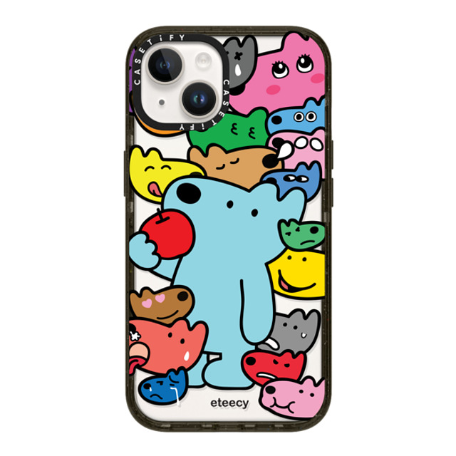 eteecy x CASETiFY iPhone 14 ケース ブラック インパクトケース It is all me