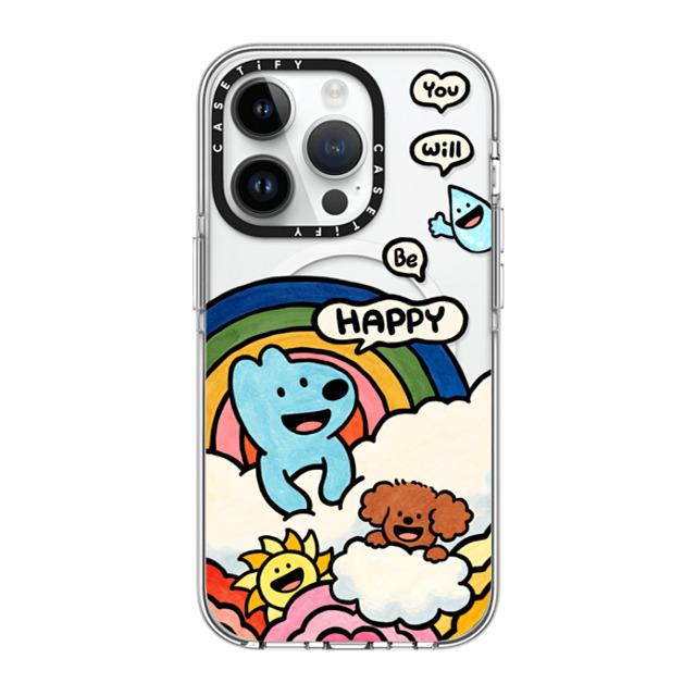 eteecy x CASETiFY iPhone 14 Pro ケース クリア クリア ケース MagSafe対応 You will be happy