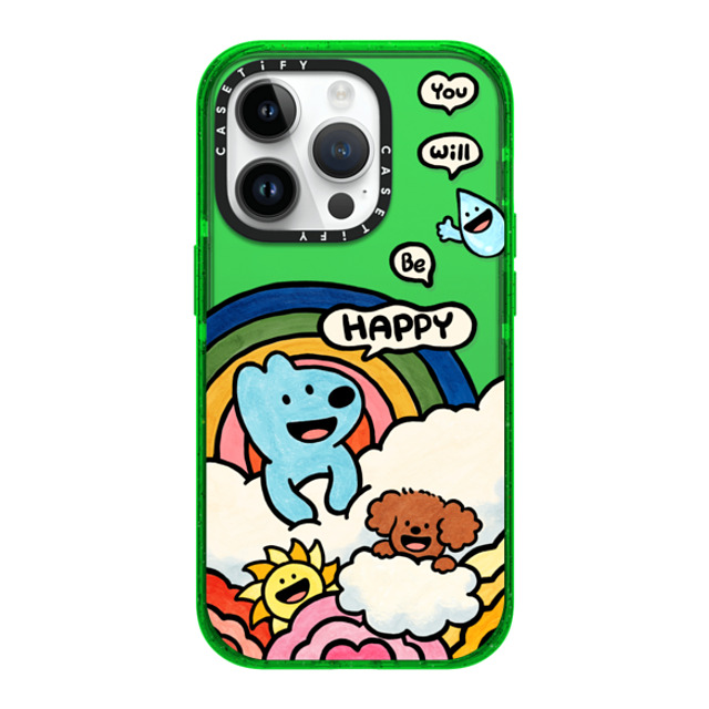 eteecy x CASETiFY iPhone 14 Pro Case Dog,Animal グリーン インパクトケース You will be happy Mother's Day eteecy x CASETiFY iPhone 14 Pro Case Dog,Animal グリーン インパクトケース You will be happy Mother's Day