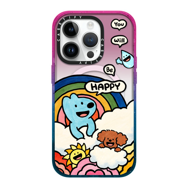 eteecy x CASETiFY iPhone 14 Pro ケース Cotton Candy インパクトケース MagSafe対応 You will be happy