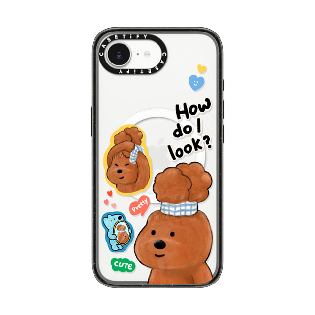 eteecy x CASETiFY iPhone 16e Case Dog,Animal Black Impact Case MagSafe Compatible How do I look Back to School eteecy x CASETiFY iPhone 16e Case Dog,Animal Black Impact Case MagSafe Compatible How do I look Back to School