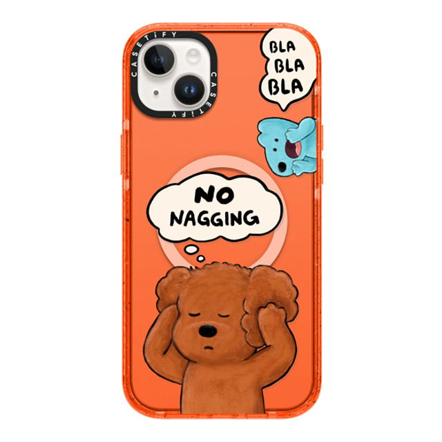 eteecy x CASETiFY iPhone 14 Plus Case オレンジ Impact Case MagSafe Compatible No nagging, Please eteecy x CASETiFY iPhone 14 Plus Case オレンジ Impact Case MagSafe Compatible No nagging, Please