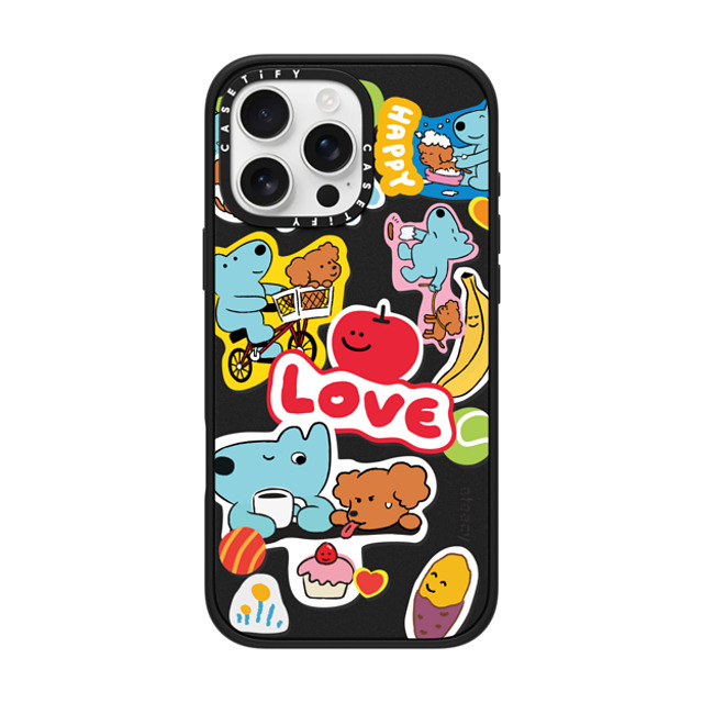 eteecy x CASETiFY iPhone 16 Pro Max Case Sticker,Dog マットブラック Impact Case MagSafe Compatible Dog lover's daily life Mother's Day eteecy x CASETiFY iPhone 16 Pro Max Case Sticker,Dog マットブラック Impact Case MagSafe Compatible Dog lover's daily life Mother's Day