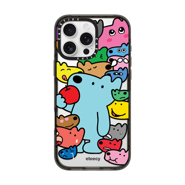 eteecy x CASETiFY iPhone 16 Pro Max ケース ブラック インパクトケース It is all me