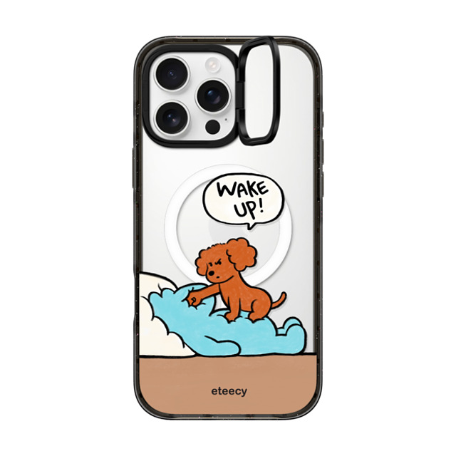eteecy x CASETiFY iPhone 16 Pro Max Case Dog,Animal Black インパクトリングスタンドケース MagSafe対応 Wake up Father's Day eteecy x CASETiFY iPhone 16 Pro Max Case Dog,Animal Black インパクトリングスタンドケース MagSafe対応 Wake up Father's Day