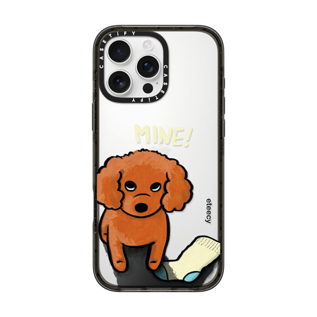 eteecy x CASETiFY iPhone 16 Pro Max Case Dog,Animal Black インパクトケース Mine! Mother's Day eteecy x CASETiFY iPhone 16 Pro Max Case Dog,Animal Black インパクトケース Mine! Mother's Day