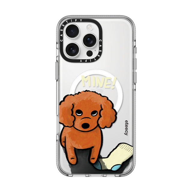 eteecy x CASETiFY iPhone 16 Pro Max ケース Dog,Animal クリア クリア ケース MagSafe対応 Mine! Father's Day eteecy x CASETiFY iPhone 16 Pro Max ケース Dog,Animal クリア クリア ケース MagSafe対応 Mine! Father's Day