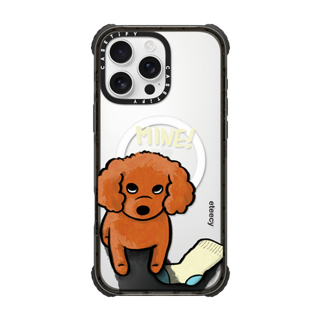 eteecy x CASETiFY iPhone 16 Pro Max Case Dog,Animal Black ウルトラ インパクトケース MagSafe 対応 Mine! Back to School eteecy x CASETiFY iPhone 16 Pro Max Case Dog,Animal Black ウルトラ インパクトケース MagSafe 対応 Mine! Back to School