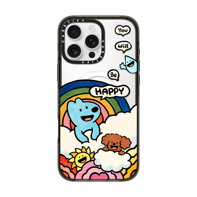 eteecy x CASETiFY iPhone 16 Pro Max ケース ブラック インパクトケース MagSafe対応 You will be happy