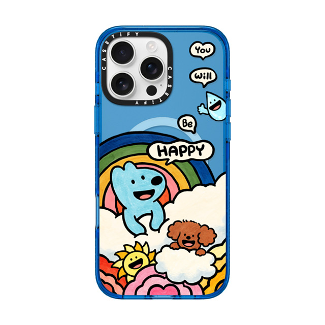 eteecy x CASETiFY iPhone 16 Pro Max ケース スカイブルー インパクトケース MagSafe対応 You will be happy