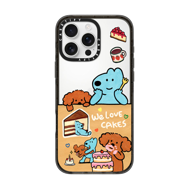 eteecy x CASETiFY iPhone 16 Pro Max Case Dog,Animal Black インパクトケース We love Cakes Mother's Day eteecy x CASETiFY iPhone 16 Pro Max Case Dog,Animal Black インパクトケース We love Cakes Mother's Day