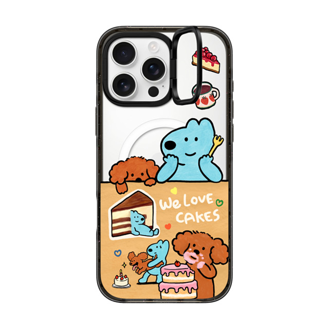eteecy x CASETiFY iPhone 16 Pro Max Case Dog,Animal Black インパクトリングスタンドケース MagSafe対応 We love Cakes Mother's Day eteecy x CASETiFY iPhone 16 Pro Max Case Dog,Animal Black インパクトリングスタンドケース MagSafe対応 We love Cakes Mother's Day