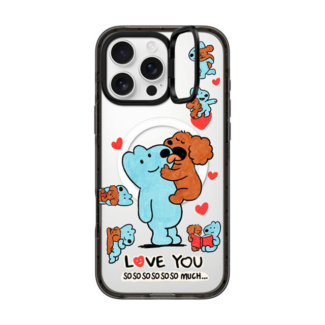 eteecy x CASETiFY iPhone 16 Pro Max Case Dog,Heart Black インパクトリングスタンドケース MagSafe対応 Love you so much Father's Day eteecy x CASETiFY iPhone 16 Pro Max Case Dog,Heart Black インパクトリングスタンドケース MagSafe対応 Love you so much Father's Day