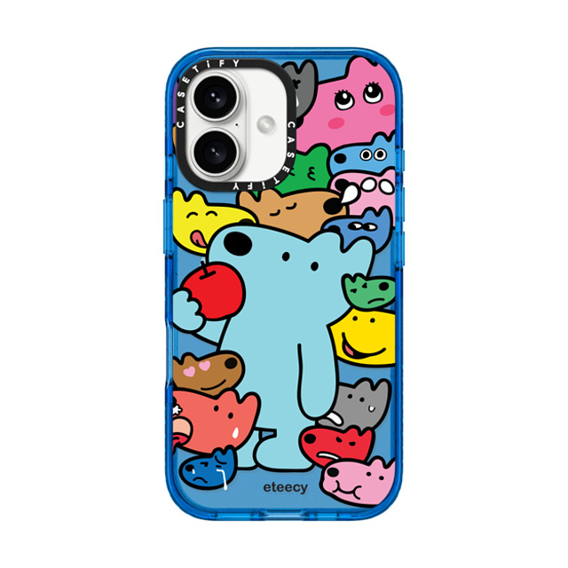 eteecy x CASETiFY iPhone 16 ケース スカイブルー インパクトケース MagSafe対応 It is all me