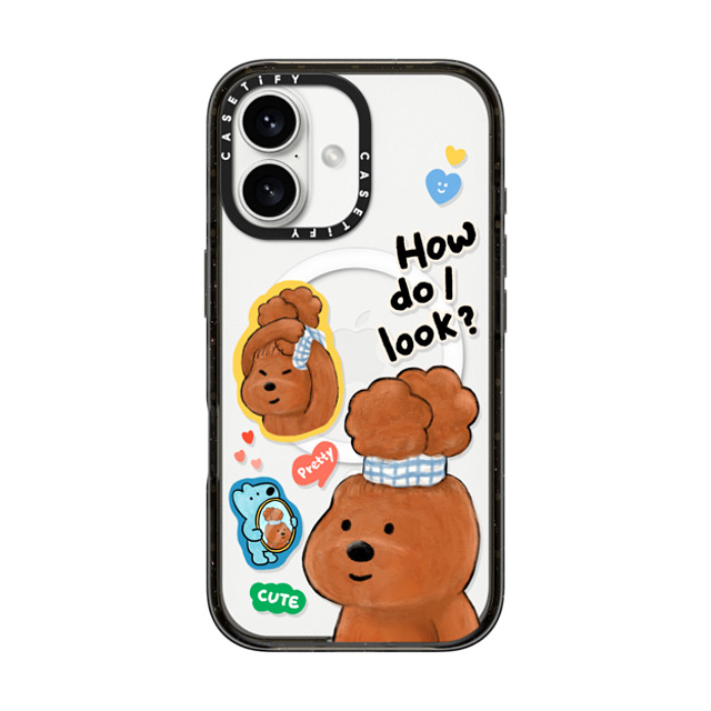 eteecy x CASETiFY iPhone 16 ケース ブラック インパクトケース MagSafe対応 How do I look