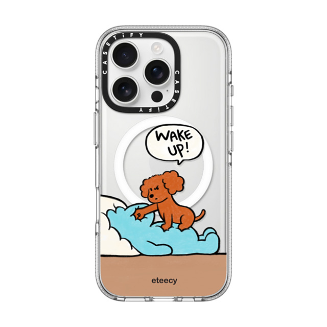 eteecy x CASETiFY iPhone 16 Pro ケース Dog,Animal クリア クリア ケース MagSafe対応 Wake up Father's Day eteecy x CASETiFY iPhone 16 Pro ケース Dog,Animal クリア クリア ケース MagSafe対応 Wake up Father's Day