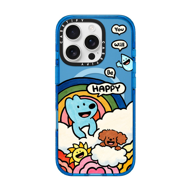 eteecy x CASETiFY iPhone 16 Pro ケース Dog,Animal スカイブルー インパクトケース MagSafe対応 You will be happy Father's Day eteecy x CASETiFY iPhone 16 Pro ケース Dog,Animal スカイブルー インパクトケース MagSafe対応 You will be happy Father's Day