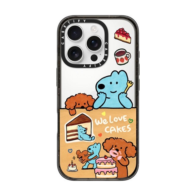 eteecy x CASETiFY iPhone 16 Pro Case Dog,Animal Black インパクトケース We love Cakes Mother's Day eteecy x CASETiFY iPhone 16 Pro Case Dog,Animal Black インパクトケース We love Cakes Mother's Day