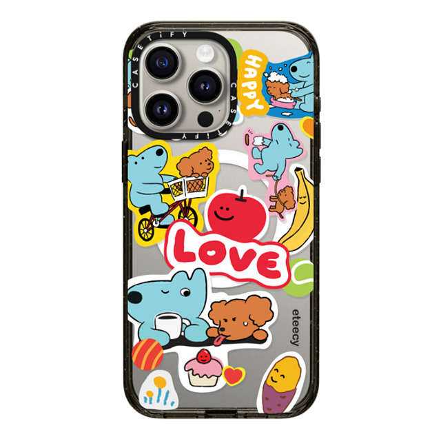 eteecy x CASETiFY iPhone 15 Pro Max Case Sticker,Dog Black Impact Case MagSafe Compatible Dog lover's daily life Mother's Day eteecy x CASETiFY iPhone 15 Pro Max Case Sticker,Dog Black Impact Case MagSafe Compatible Dog lover's daily life Mother's Day