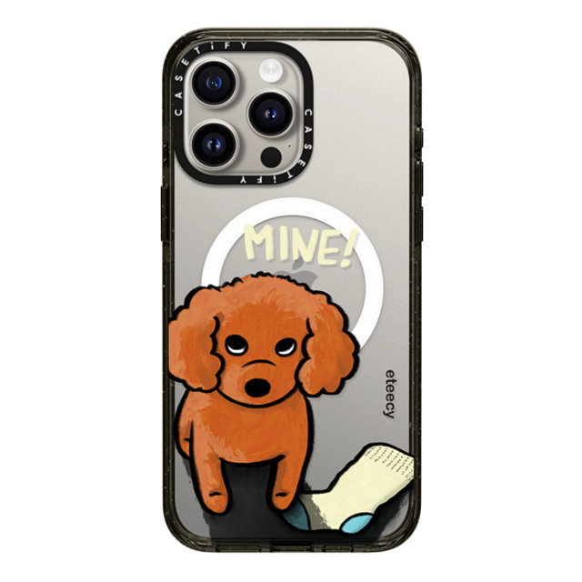 eteecy x CASETiFY iPhone 15 Pro Max Case Dog,Animal Black Impact Case MagSafe Compatible Mine! Back to School eteecy x CASETiFY iPhone 15 Pro Max Case Dog,Animal Black Impact Case MagSafe Compatible Mine! Back to School