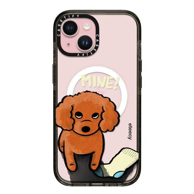 eteecy x CASETiFY iPhone 15 Case Dog,Animal Black Impact Case MagSafe Compatible Mine! Back to School eteecy x CASETiFY iPhone 15 Case Dog,Animal Black Impact Case MagSafe Compatible Mine! Back to School