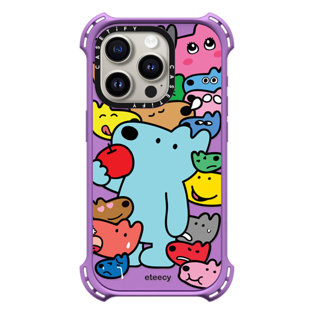 eteecy x CASETiFY iPhone 15 Pro Case Matte Purple バウンスケース It is all me eteecy x CASETiFY iPhone 15 Pro Case Matte Purple バウンスケース It is all me