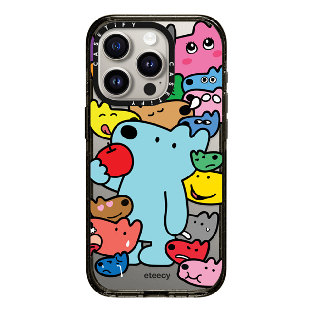 eteecy x CASETiFY iPhone 15 Pro ケース ブラック インパクトケース It is all me