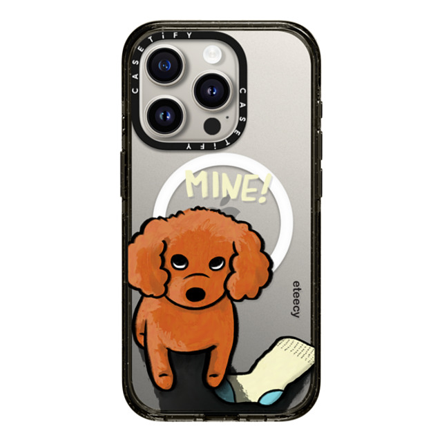 eteecy x CASETiFY iPhone 15 Pro Case Dog,Animal Black Impact Case MagSafe Compatible Mine! Back to School eteecy x CASETiFY iPhone 15 Pro Case Dog,Animal Black Impact Case MagSafe Compatible Mine! Back to School