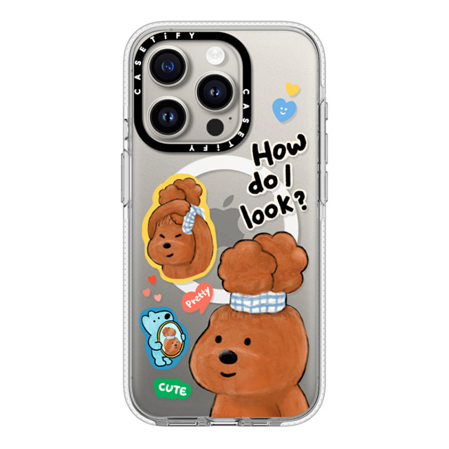 eteecy x CASETiFY iPhone 15 Pro ケース クリア クリア ケース MagSafe対応 How do I look