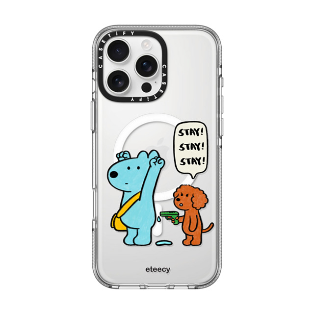 eteecy x CASETiFY iPhone 16 Pro Max ケース クリア クリア ケース MagSafe対応 Stay with me