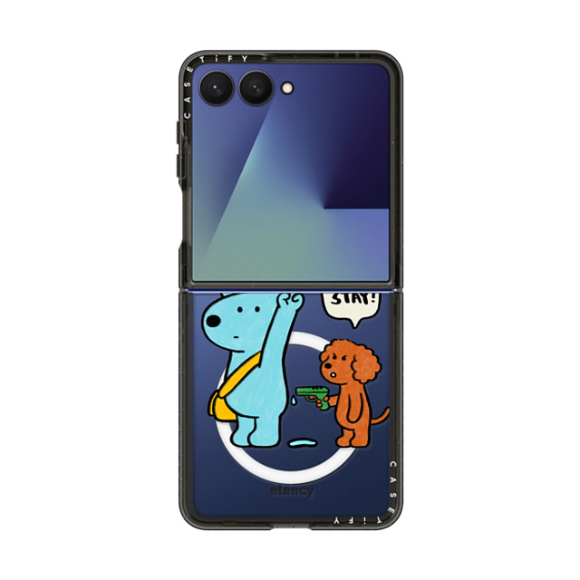 eteecy x CASETiFY Galaxy Z Flip7 ケース Dog,Animal ブラック マグネット式 インパクトケース Stay with me New iPhone eteecy x CASETiFY Galaxy Z Flip7 ケース Dog,Animal ブラック マグネット式 インパクトケース Stay with me New iPhone